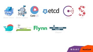 Dokku Shipyard
Docker swarm Docker compose Consul Serf
 