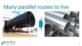 42
Many parallel routes to live
 