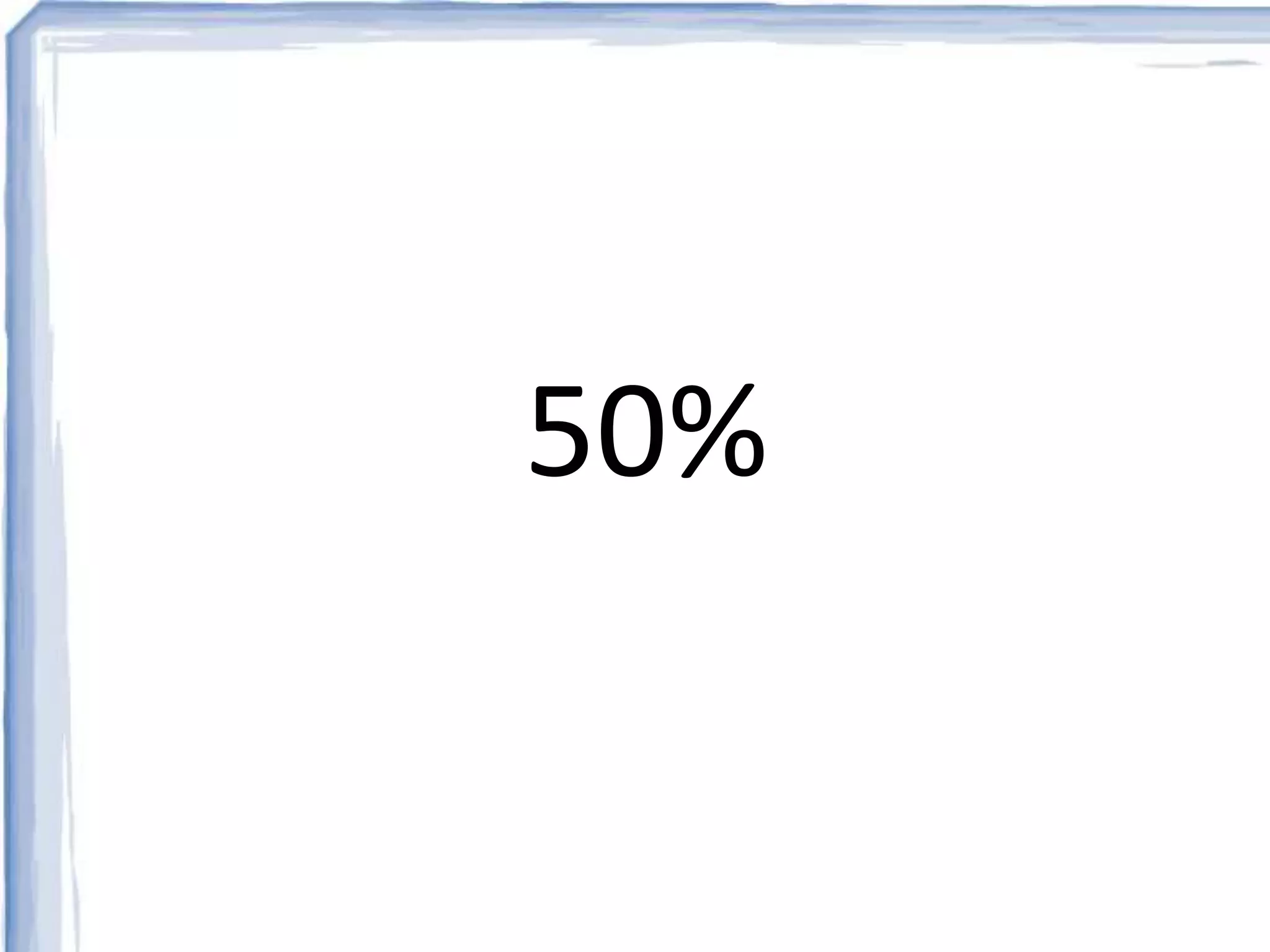 50% 
 