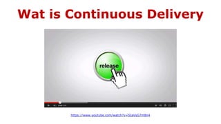 Wat is Continuous Delivery
https://www.youtube.com/watch?v=SIaVsG7m8n4
 
