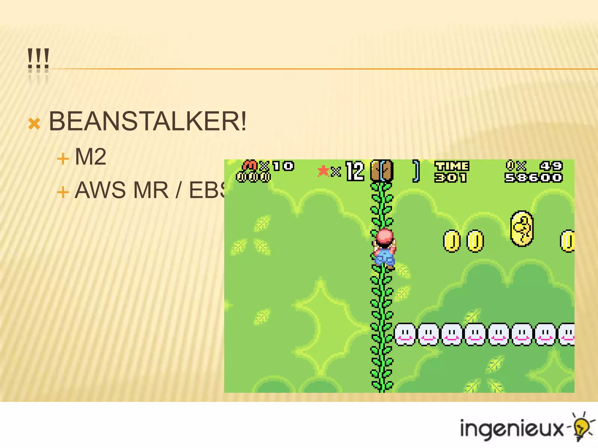 !!!BEANSTALKER!M2AWS MR / EBS