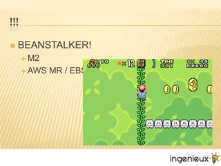!!!BEANSTALKER!M2AWS MR / EBS