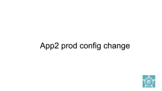 App2 prod config change
 