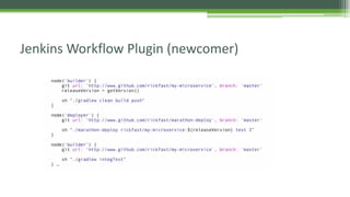 Jenkins Workflow Plugin (newcomer)
 