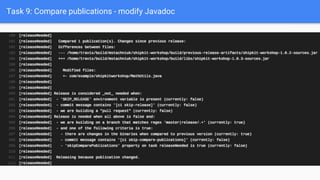 Task 9: Compare publications - modify Javadoc
 