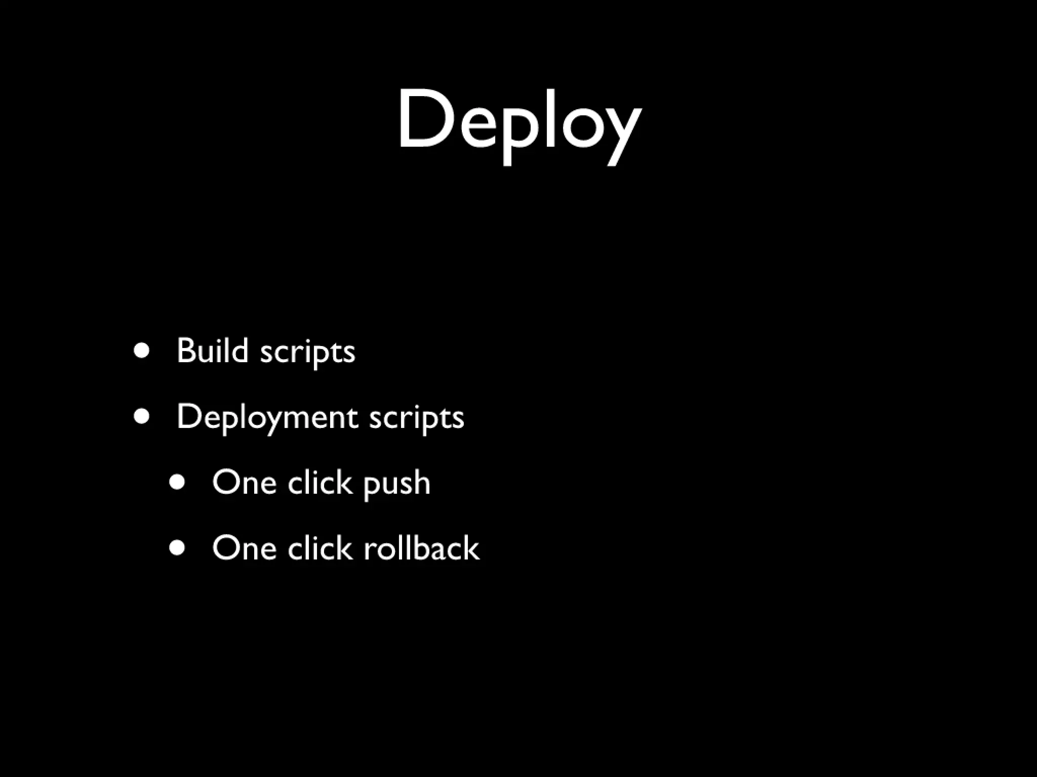 Continuous Deployment - Lean LA