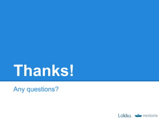 Thanks!
Any questions?
 