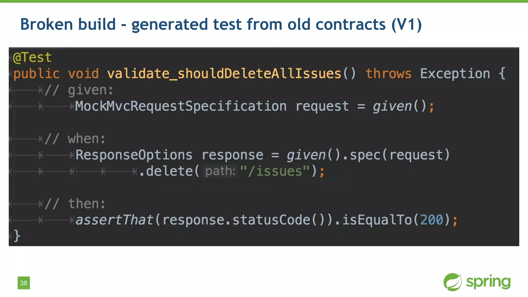 38
Broken build - generated test from old contracts (V1)
 