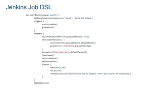 Jenkins Job DSL
 