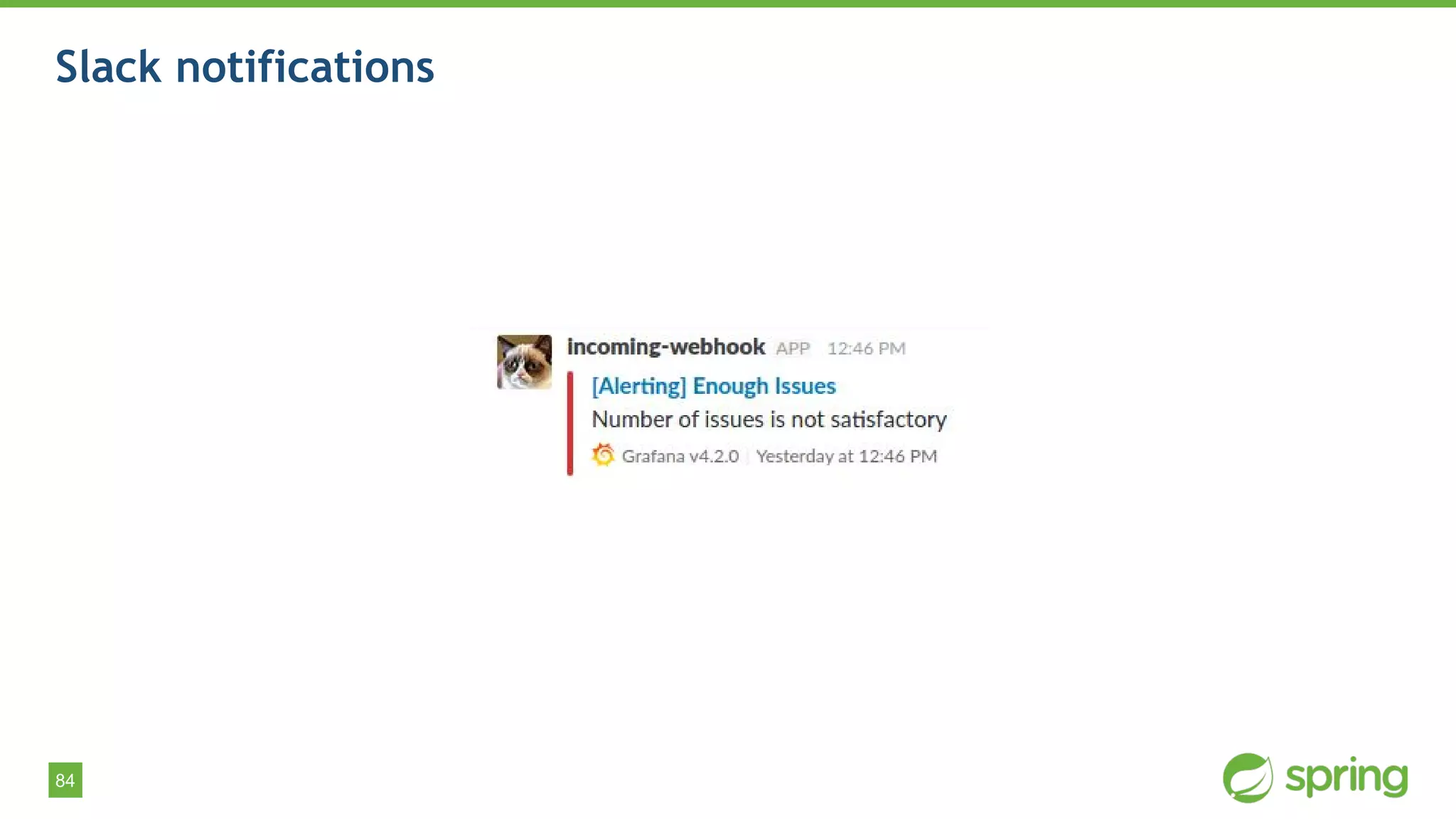 84
Slack notifications
 