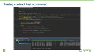 26
Passing contract test (consumer)
 