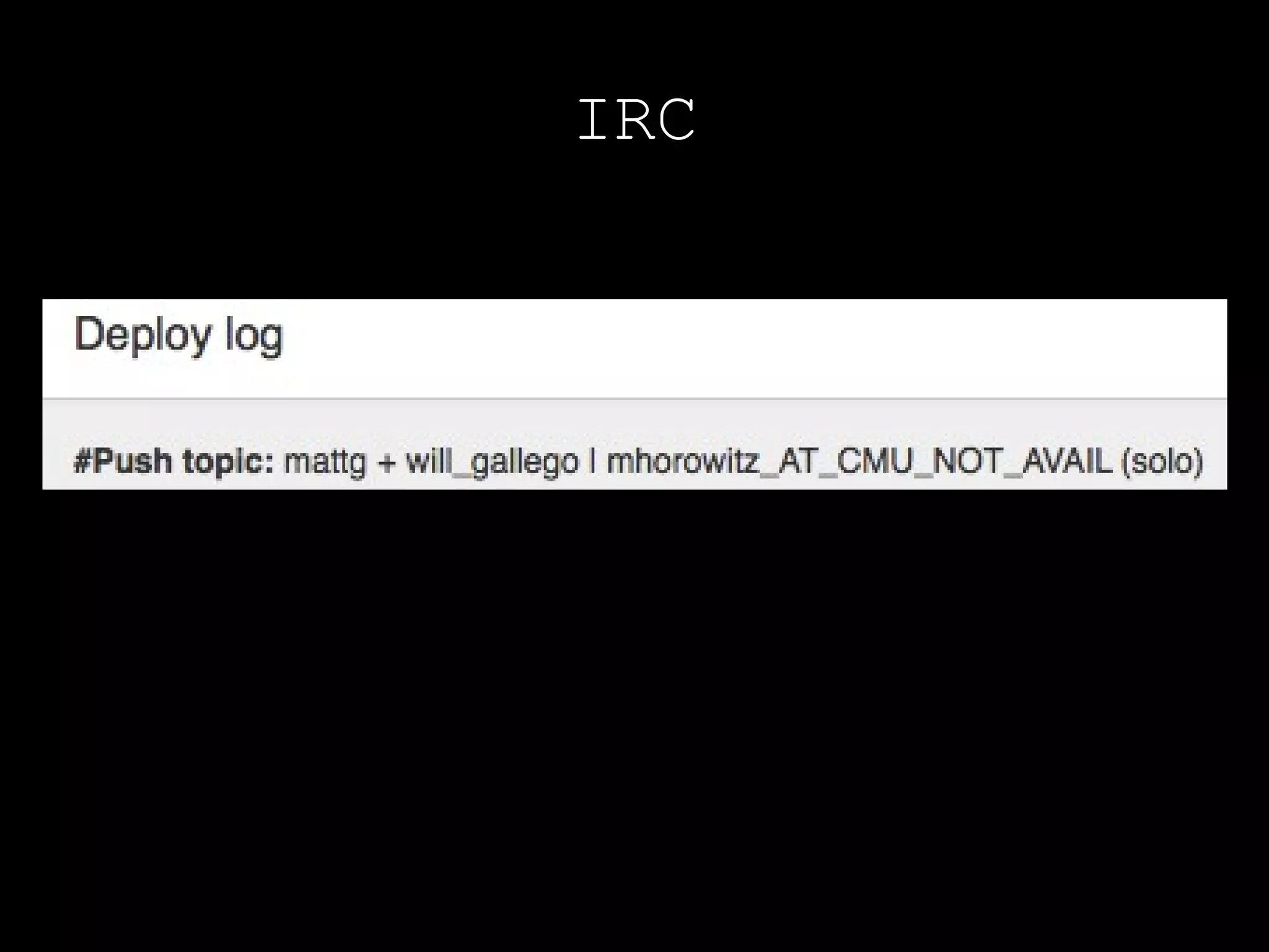 IRC
 