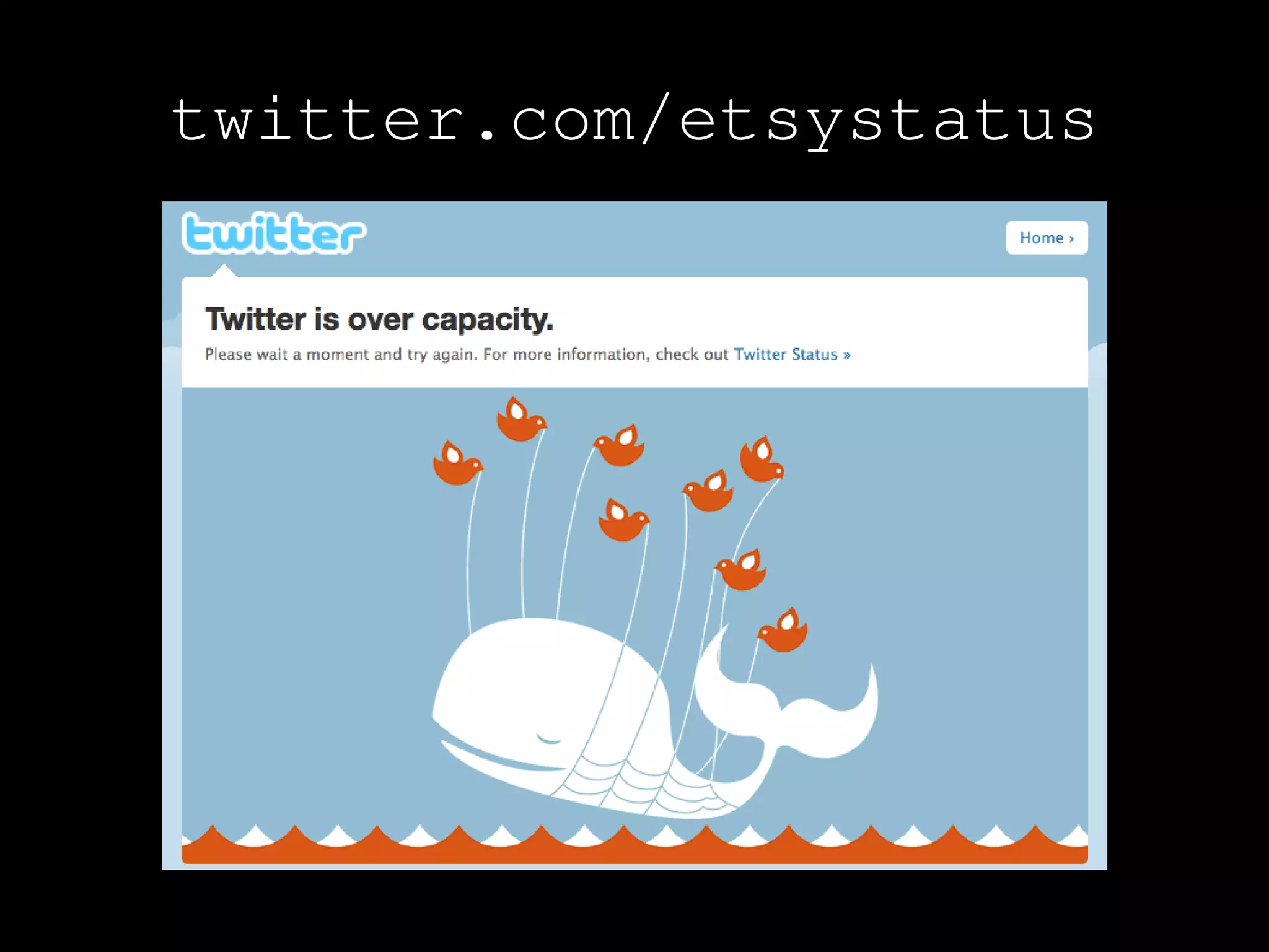 twitter.com/etsystatus
 