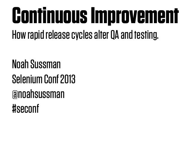 continuous progress posts 2013 continuous enchancment article content 2013
