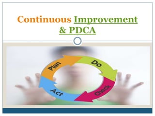 Continuous Improvement
& PDCA
 