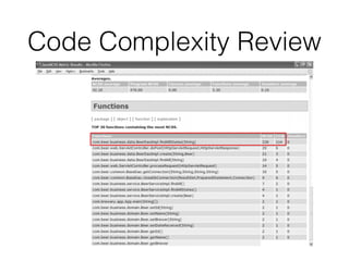 Code Complexity Review
 
