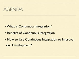 Introduce Continuous Integration | PDF