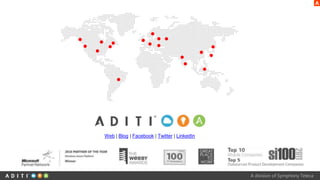 A division of Symphony Teleca
Web | Blog | Facebook | Twitter | LinkedIn
 