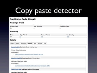 Copy paste detector
 