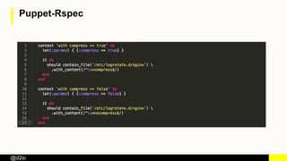 @d2si
Puppet-Rspec
 
