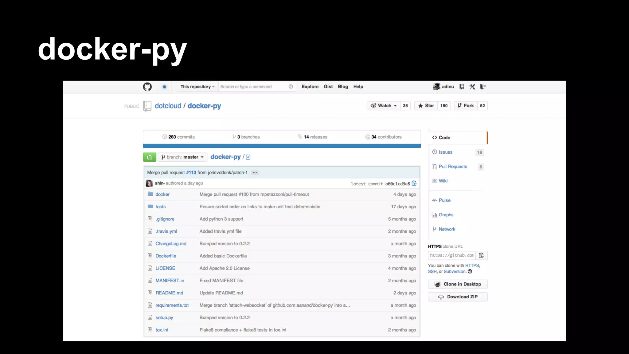 docker-py

 