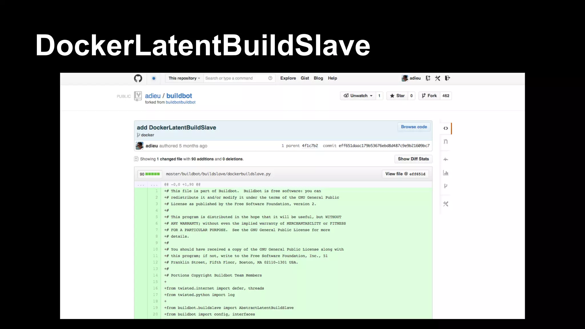 DockerLatentBuildSlave

 