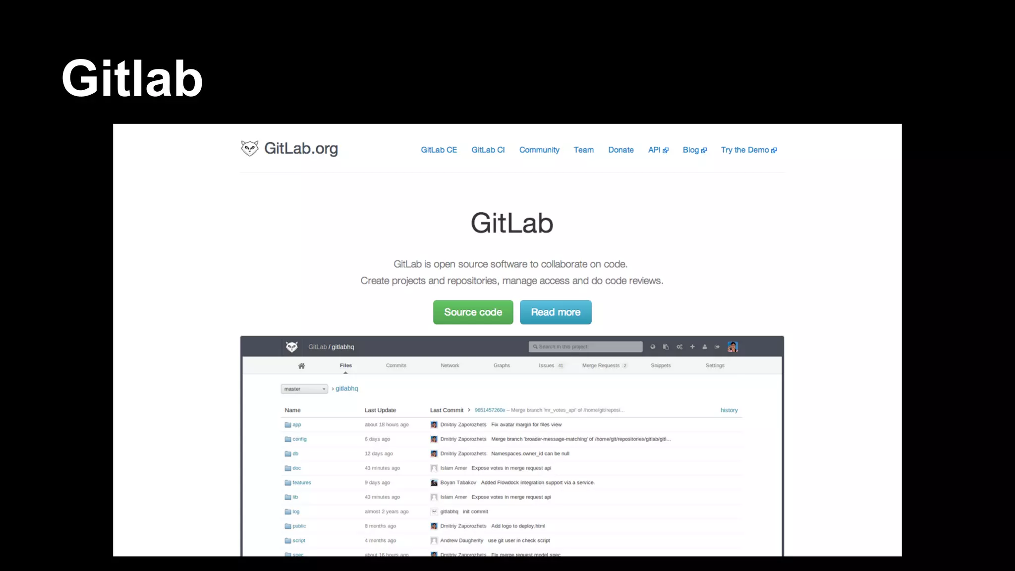 Gitlab

 