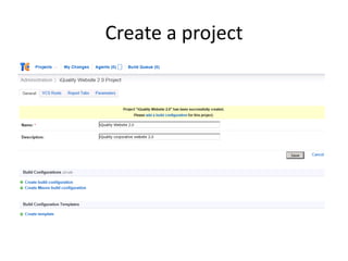 Create a project
 