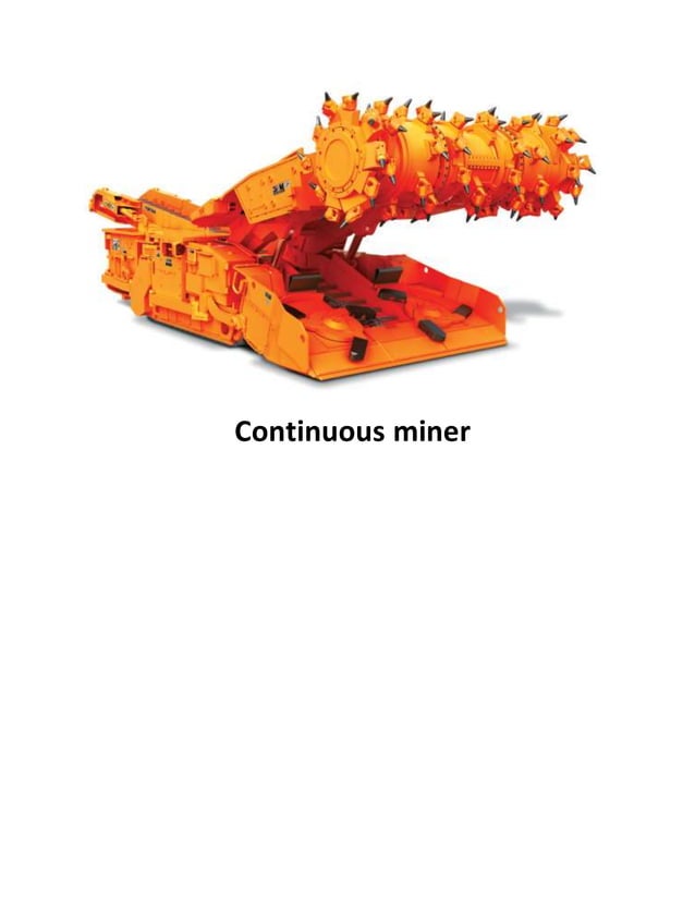 Continuous Miner Extraction PDF