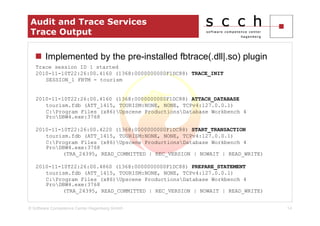 Continuous Database Monitoring with the Trace API | PDF