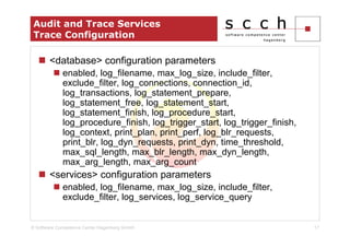 Continuous Database Monitoring with the Trace API | PPT