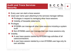 Continuous Database Monitoring with the Trace API | PDF