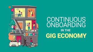 confidential | ©2017 Sabre GLBL Inc. All rights reserved. 1
CONTINUOUS
ONBOARDING
GIG ECONOMY
IN THE
 
