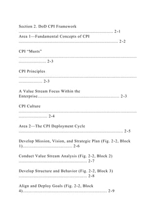 Dod Cpi Guidebook : Continuous Process Improvement – TUJFIF
