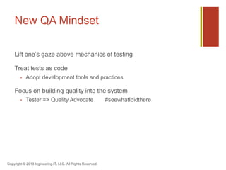 Continuous Quality: What DevOps Means for QA | PPTX