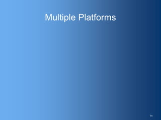 Multiple Platforms
74
 