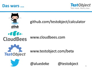 Continuous Testing in the Cloud | PPT