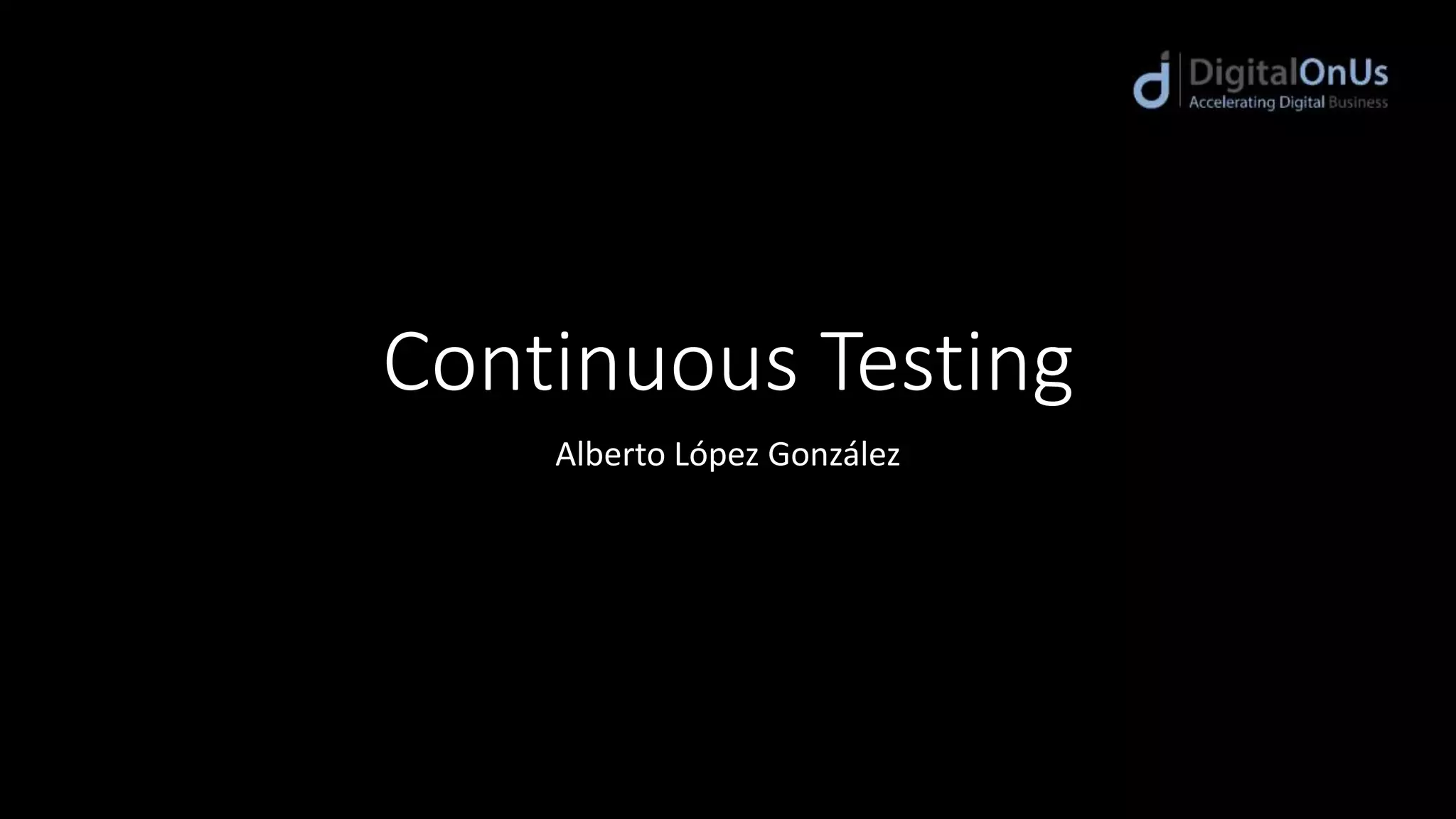 Continuous testing with terraform ppt