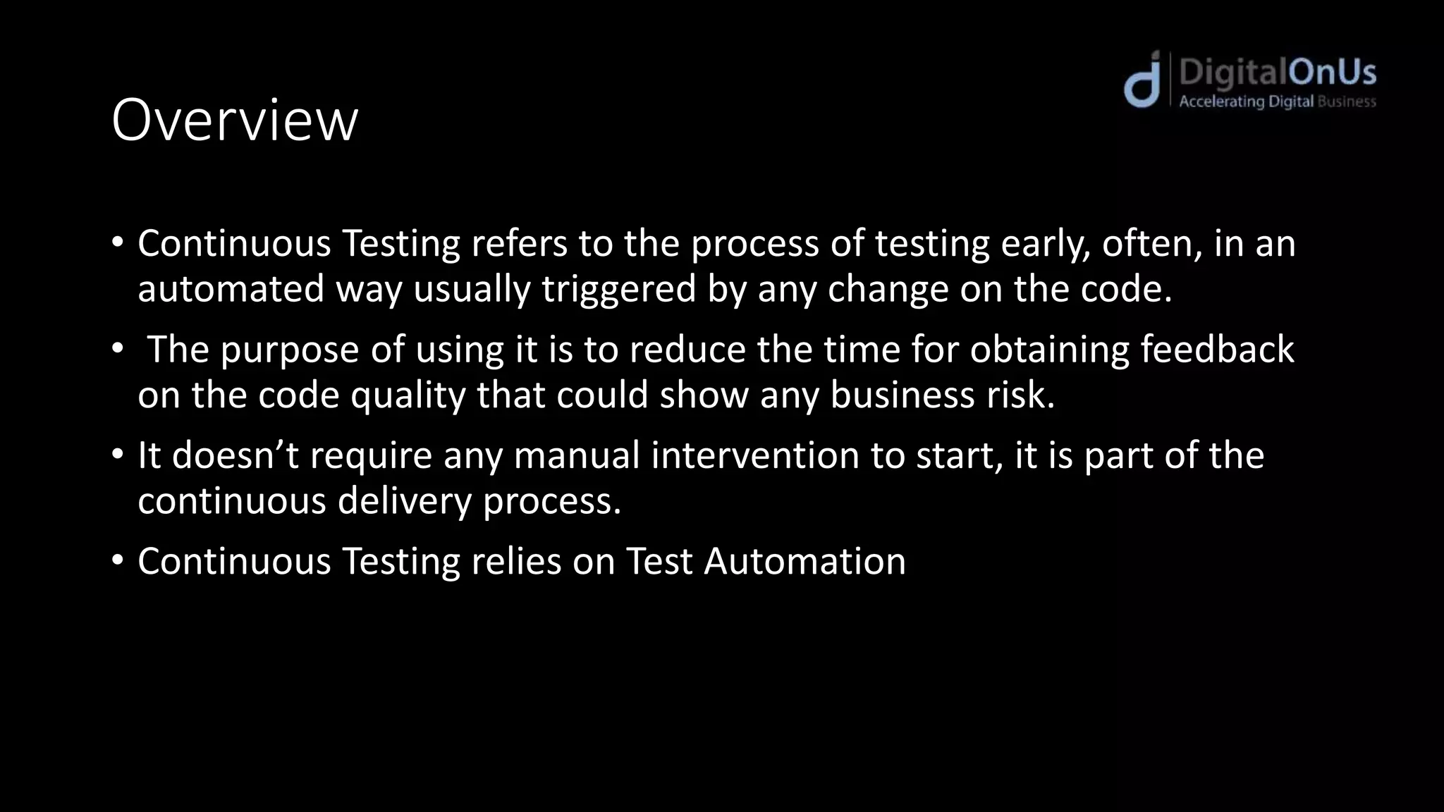 Continuous testing with terraform ppt