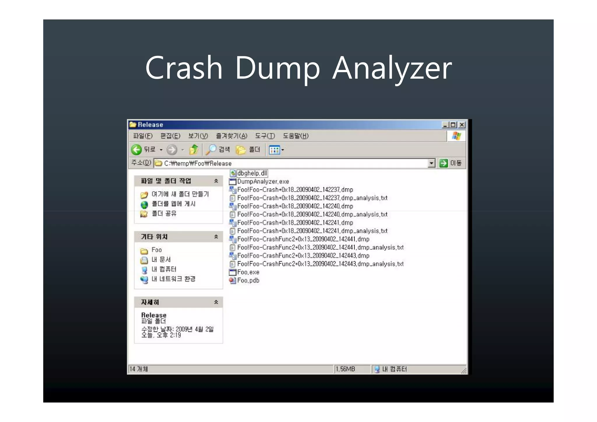 Crash Dump Analyzer
 