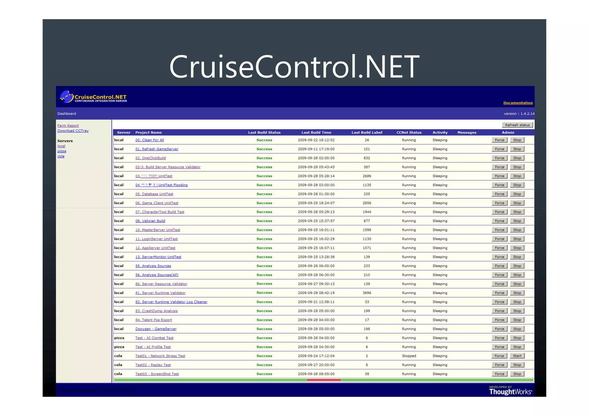 CruiseControl.NET
 