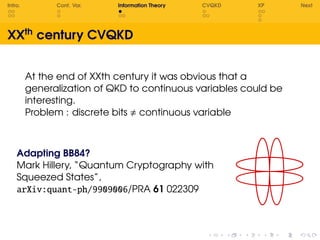 Continuous variables quantum cryptography | PDF