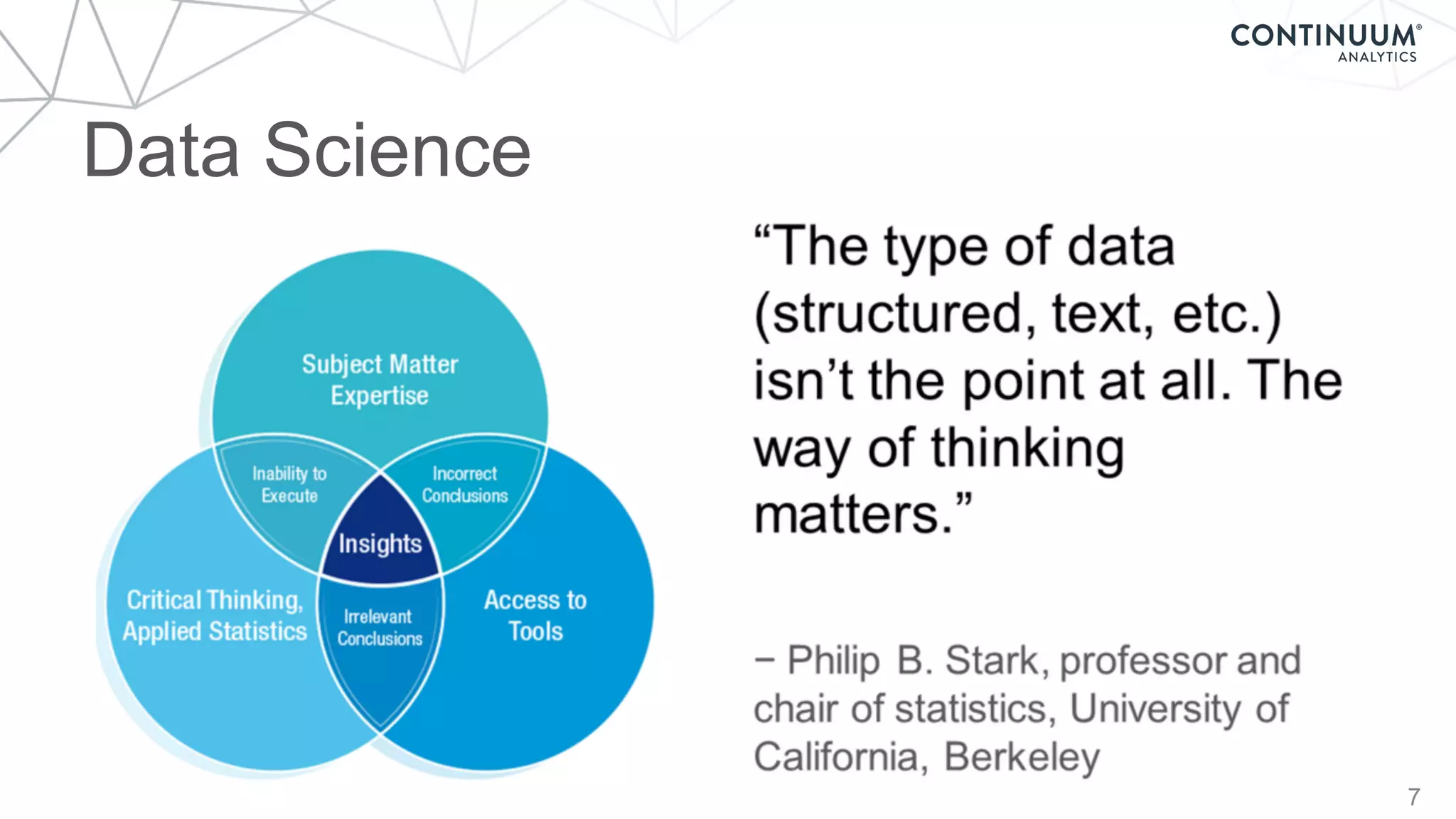 7
Data Science
 