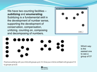 Number Unitizing Numeracy Continuum course | PPTX