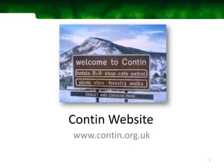 Contin Website www.contin.org.uk 1 