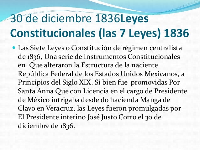 Contituciones de mexico