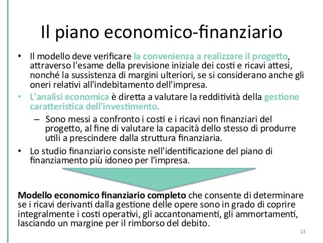Esempio piano economico finanziario business plan picture