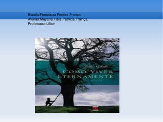 O que é conto Escola:Francisco Pereira Franco Alunas:Mayana Reis,Patrícia França, Professora:Lilian 