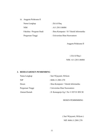 Contoh proposal pkm karsa cipta | PDF