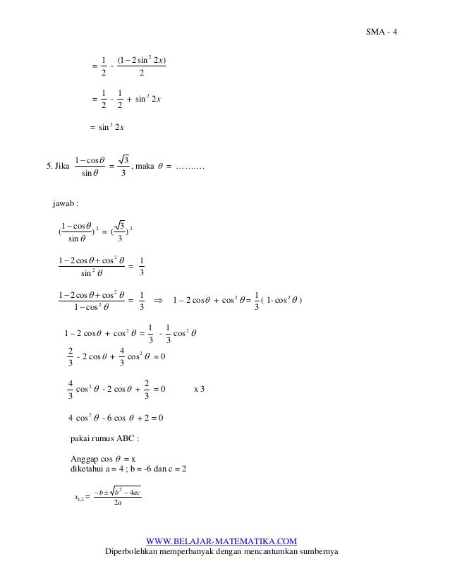 Contoh contoh-soal-dan-pembahasan-trigonometri-untuk-sma